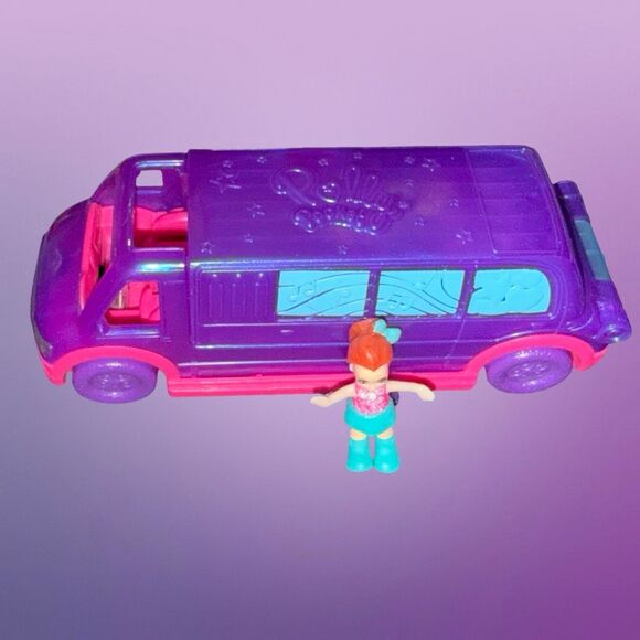 2018 Mattel Polly Pocket Pollyville Party Limo Mini Playset A31 - Picture 3 of 9